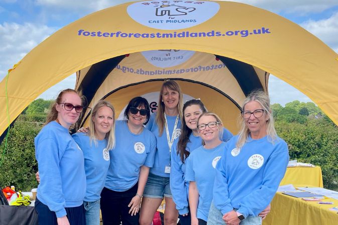 Fostering recruitment team at Shipley Park 2025