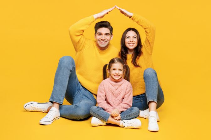 Couple with a child
